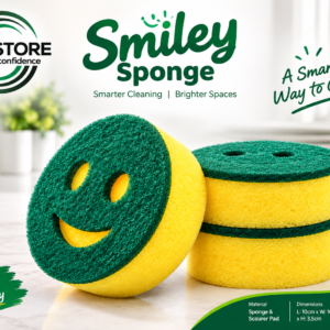 Smiley Sponge – Kitchen Dishwashing & Cleaning Sponge